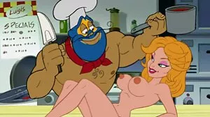 شدید threesome کے ساتھ دو busty سنہرے بالوں والی